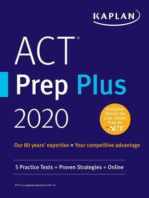 cover image of ACT Prep Plus 2020